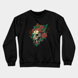 Lion and blooms Crewneck Sweatshirt